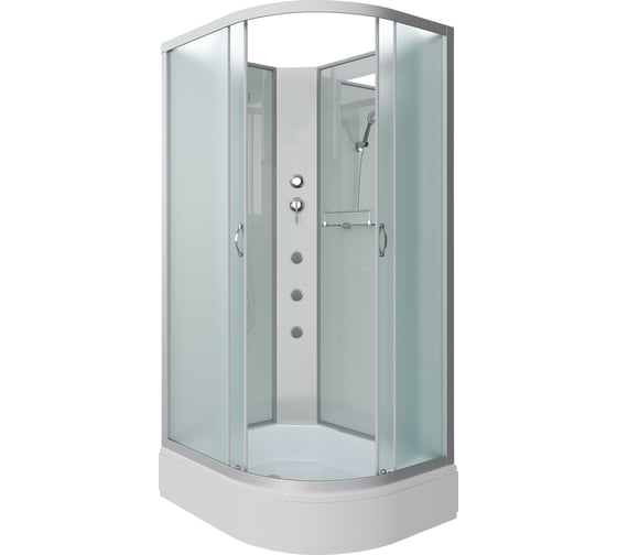 Душевая кабина NIAGARA NG-33294-14LBKG (1200x900x2000 мм), средний поддон (26 см), стекло матовое 332944LBKG