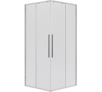 Душевое ограждение NIAGARA 100*100*195 мм, квадрат, раздвижная, хром, стекло прозрачное, 1 место NG-6624-34