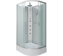 Душевая кабина NIAGARA NG-33394-14LBKTG (1300x900x2100-2400 мм), средний поддон (26 см), стекло матовое 333944LBKTG