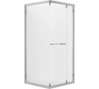 Душевое ограждение NIAGARA 90*90*195 мм, квадрат, раздвижная, хром, стекло прозрачное, 1 место NG-6633-34