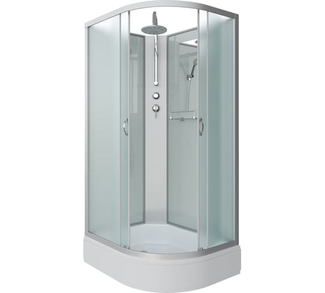 Душевая кабина NIAGARA NG-33974-14LBKT (900x700x2100-2400 мм), средний поддон (26 см), стекло матовое 339744LBKT