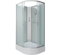 Душевая кабина NIAGARA NG-33984-14LBK (900x800x2000 мм), средний поддон (26 см), стекло матовое 339844LBK