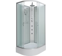 Душевая кабина NIAGARA NG-33984-14RBKTG (900x800x2100-2400 мм), средний поддон (26 см), стекло матовое 339844RBKTG