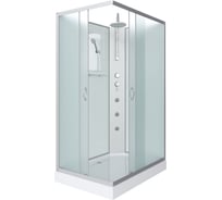 Душевая кабина NIAGARA NG-43085-14QBKTG (1000x800x2100-2400 мм), низкий поддон (13 см), стекло матовое 430853QBKTG