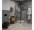 Душевое ограждение NIAGARA NG-0280-08 BLACK 800x800x1950 мм, квадрат, дверь распашная, 1 место _02800831BLACK 2
