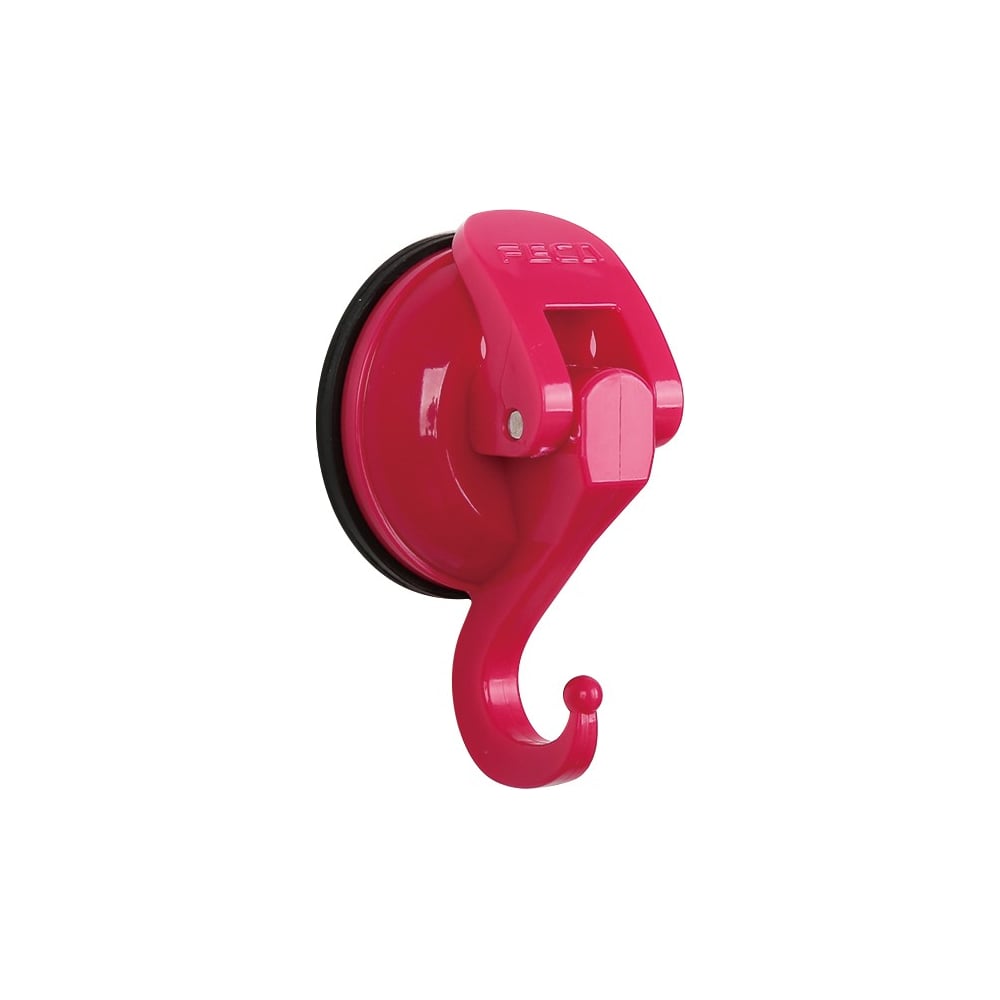 Пластиковый крючок FECA на вакуумной присоске, нагрузка до 4 кг, розово .