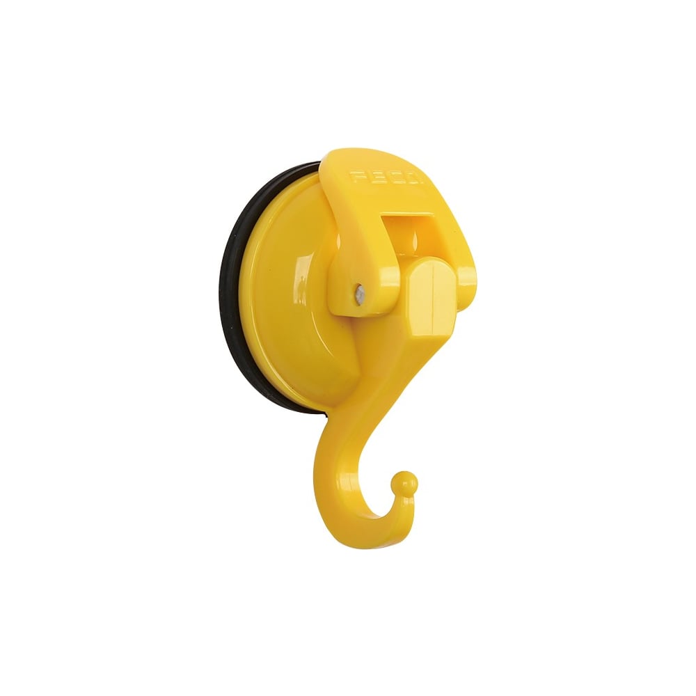 Пластиковый крючок FECA на вакуумной присоске, нагрузка до 4 кг, желтый .