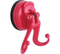 Двойной крючок FECA на вакуумной присоске, розовый 441101-2311