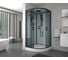Душевая кабина Niagara NG-6902-01 BLACK (1000x1000x2100) низкий поддон (16 см) стекло тонированное,, 4 места 69020134BLACK 2