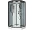Душевая кабина Niagara NG-6902-01D BLACK (1000x1000x2200) низкий поддон (16 см) стекло тонированное, 4 места 69020134DBLACK 1