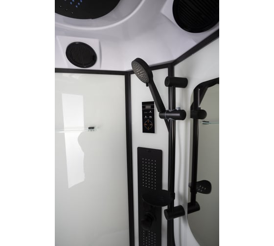Душевая кабина Niagara NG-6901-01GD BLACK (900x900x2200) низкий поддон (16см) стекло тонированное, 4 места 69010134GDBLACK