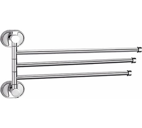 Настенный поворотный держатель для полотенец HAIBA для ванной и кухни, металлический, хром HB1913 541178