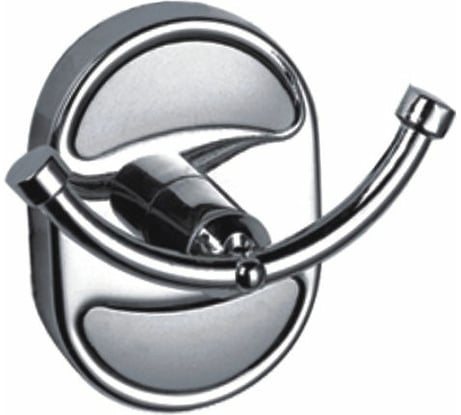 Настенный крючок для полотенец HAIBA для ванной и кухни, металлический, хром HB1905-2 539823