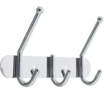 Настенные крючки для полотенец HAIBA металлические, хром HB201-3