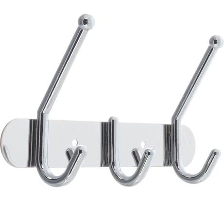 Настенные крючки для полотенец HAIBA металлические, хром HB201-3