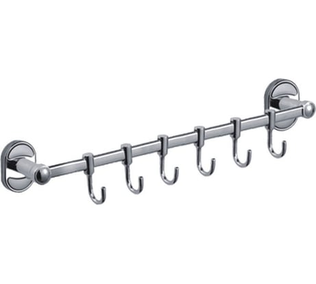 Настенные крючки для полотенец HAIBA металлические, хром HB1915-6 540051