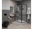Душевое ограждение NIAGARA NG-0220-08 BLACK 1200x800x1950 мм, прямоугольник, дверь распашная, 1 место _02200832BLACK 2