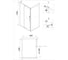 Душевое ограждение NIAGARA NG-0220-08 BLACK 1200x800x1950 мм, прямоугольник, дверь распашная, 1 место _02200832BLACK 3