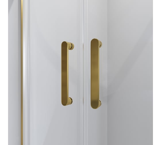Душевое ограждение NIAGARA NG-6406-08 GOLD 90*90*195 мм, полукруг, двери раздвижные, 1 место 64060811GOLD