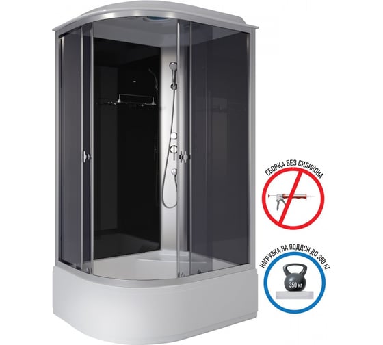 Душевая кабина NIAGARA Eco 1000x700x2150 мм, 4 места E100/70/40R/TN