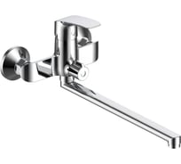 Смеситель для ванны и умывальника ARGOTECH IZEO d-35, керамбукса, L-обр. 325 мм, 44285