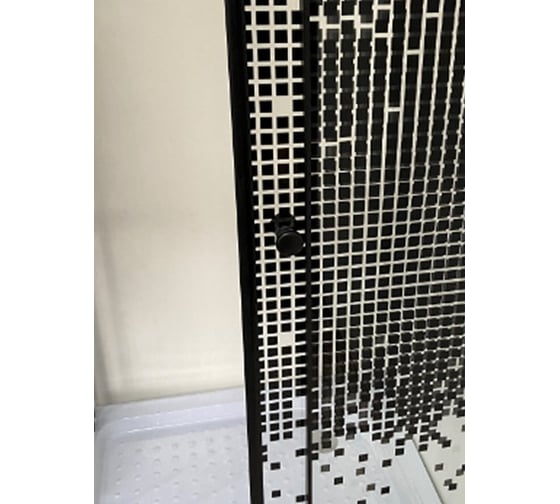 Душевой уголок NIAGARA NG-009-14Q BLACK 900x900x1950 мм, низкий поддон 13 см, стекло мозаика _0091452QB