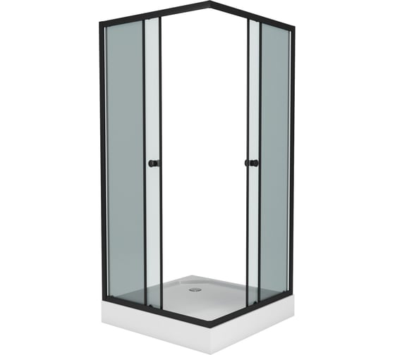 Душевой уголок NIAGARA NG-009-14QT 900x900x1950 мм, низкий поддон 13 см, стекло тонированное _0091432QT 1