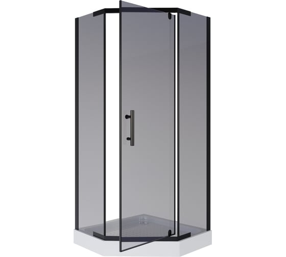 Душевой уголок NIAGARA NG-010-14DT 1000x1000x1950 мм, низкий поддон 13 см, стекло тонированное _0101432DT