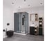 Душевая кабина Niagara NG-6912-01GQR BLACK (1200x800x2100) низкий поддон(16 см) стекло тонированное, 5 мест 69120134GQRBLACK 2