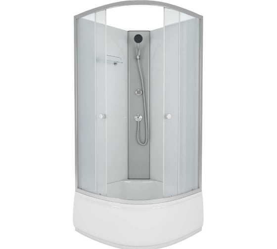 Душевая кабина Niagara NG-7308-14BK (900x900x1950) высокий поддон (40 см) стекло матовое, 4 места 73081424BK 1