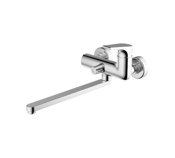 Смеситель для ванны Bravat VEGA длинный нос F6119177CP-01L 00-00004833