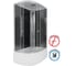Душевая кабина Niagara NG-7510-14R BLACK (1200x800x2150) высокий поддон (40 см) стекло мозаика, 4 места 7510R 2
