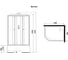 Душевая кабина Niagara NG-7510-14R BLACK (1200x800x2150) высокий поддон (40 см) стекло мозаика, 4 места 7510R 9