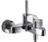 Смеситель для ванны Bravat SPRING короткий нос F679113C-01 00-00004044 1