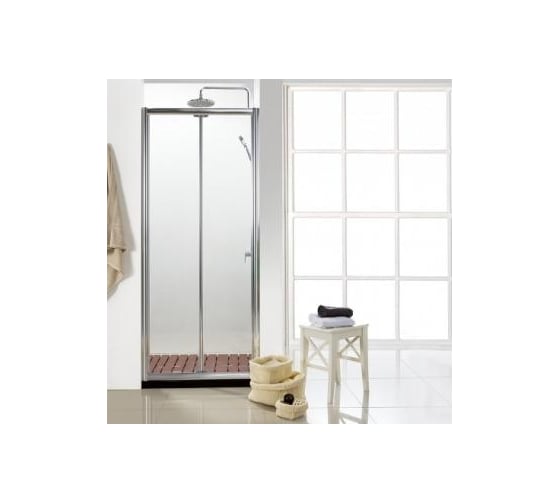 Душевая дверь в нишу Bravat Drop 80x200 складная 00-00114076