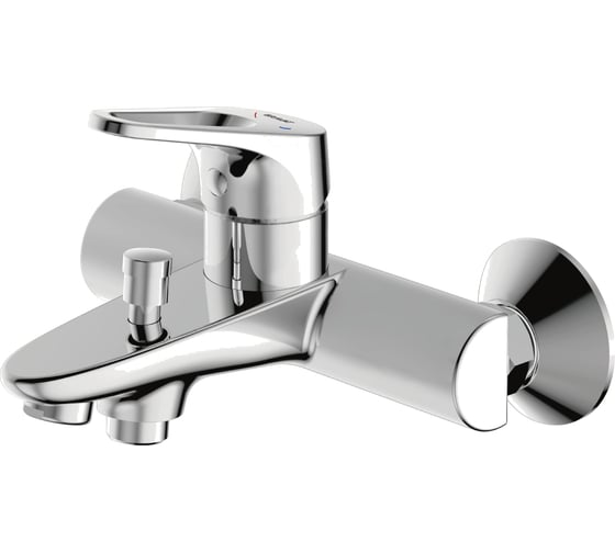 Смеситель для ванны Bravat DROP-D короткий нос F648162C-01 00-00005743 1