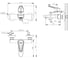 Смеситель для ванны Bravat DROP-D короткий нос F648162C-01 00-00005743 3