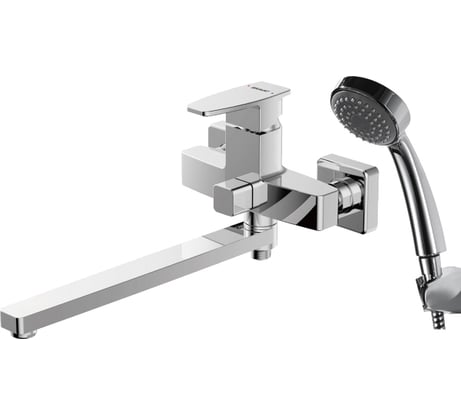 Смеситель для ванны с душем Bravat RIFFLE длинный нос F672106C-LB 00-00004829