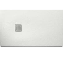 Поддон душевой ROCA TERRAN 120x80 см, с сифоном, материал Stonex, антискользящее покрытие, белый AP1014B032001100