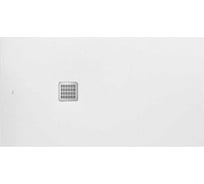 Поддон душевой ROCA TERRAN 140x70 см, с сифоном, материал Stonex, антискользящее покрытие, белый AP1015782BC01100