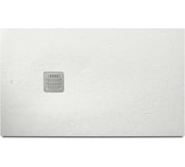 Поддон душевой ROCA TERRAN 120x90 см, с сифоном, материал Stonex, антискользящее покрытие, белый AP1014B038401100