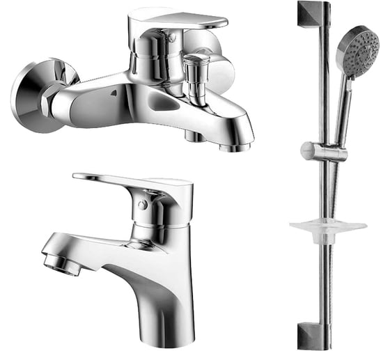 Комплект для ванной комнаты Bravat Eco 3 в 1 F00313C 00-00022392 1