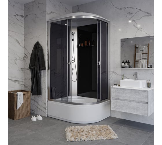 Душевая кабина NIAGARA Eco 1200x800x2150 мм, 4 места E120/80/40L/TN