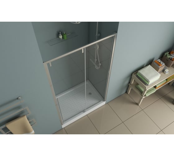 Душевая дверь в нишу Bravat 120x195 BD120.4105A 00-00249997