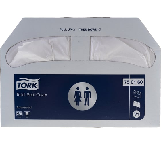 Покрытия на унитаз TORK Advanced белый V1 750160 4031