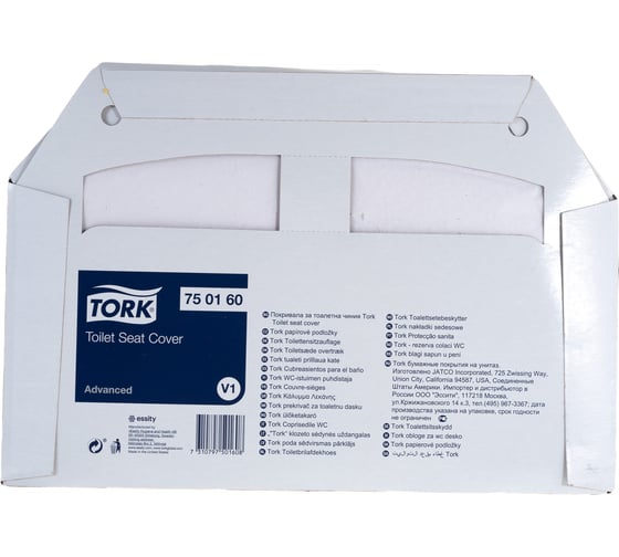 Покрытия на унитаз TORK Advanced белый V1 750160 4031