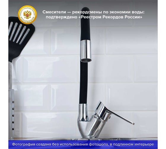 Смеситель для кухни Ростовская мануфактура сантехники SL137BL-016F