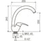 Смеситель для кухни РМС SL135BL-011F 2