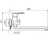 Смеситель для ванны РМС SL134-006E 5