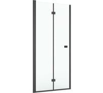 Дверь складная ROCA CAPITAL 90x195 см, стекло прозрачное, черный 7M4509016M